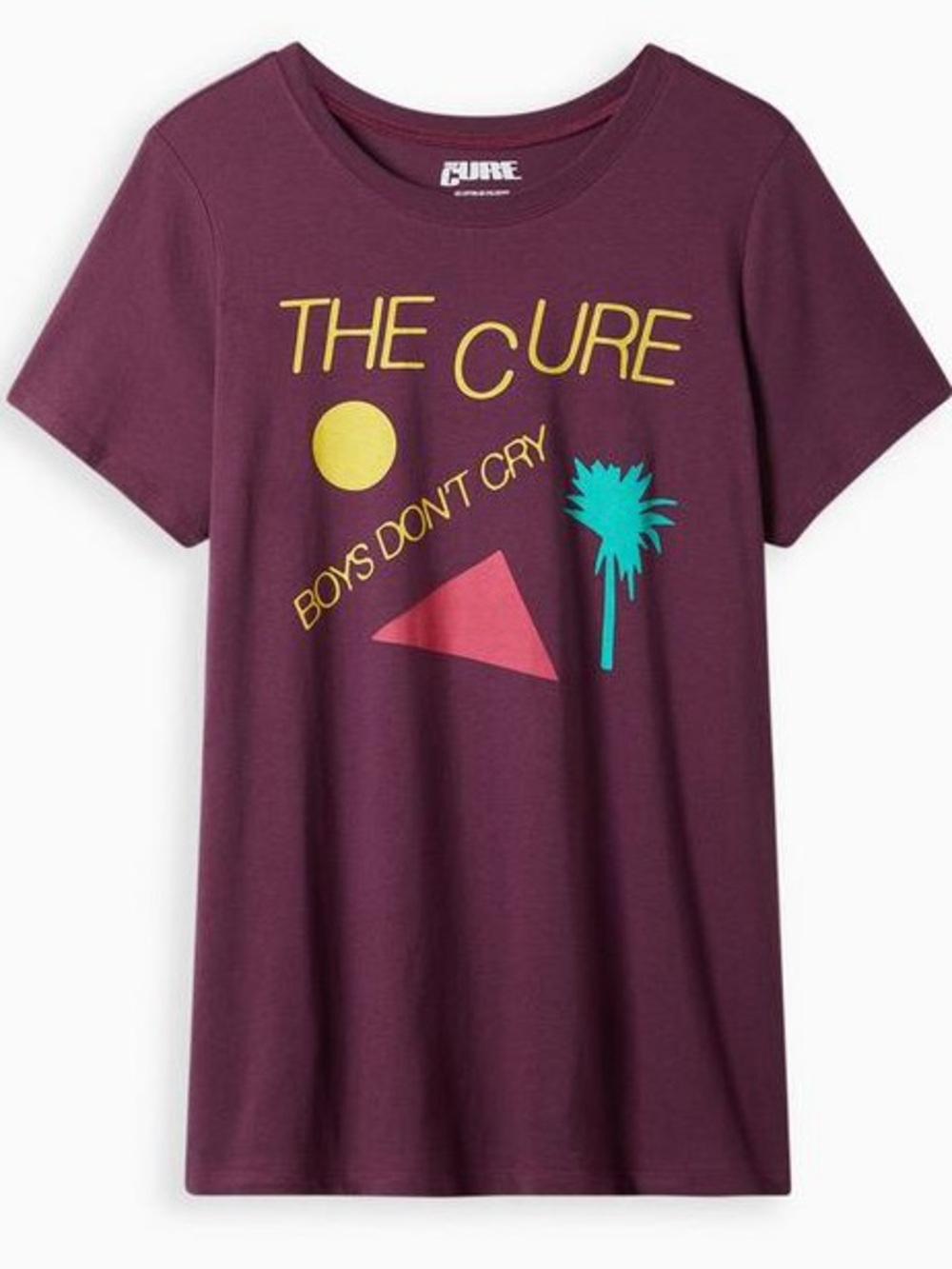 Torrid Crew Tee - The Cure Purple boys don’t cry 3x or 5x Robert Smith